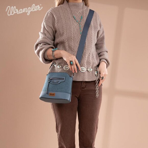 Wrangler Small Crossbody Bags for Women Shoulder Cute Purses and Handbags with A - Picture 7 of 7